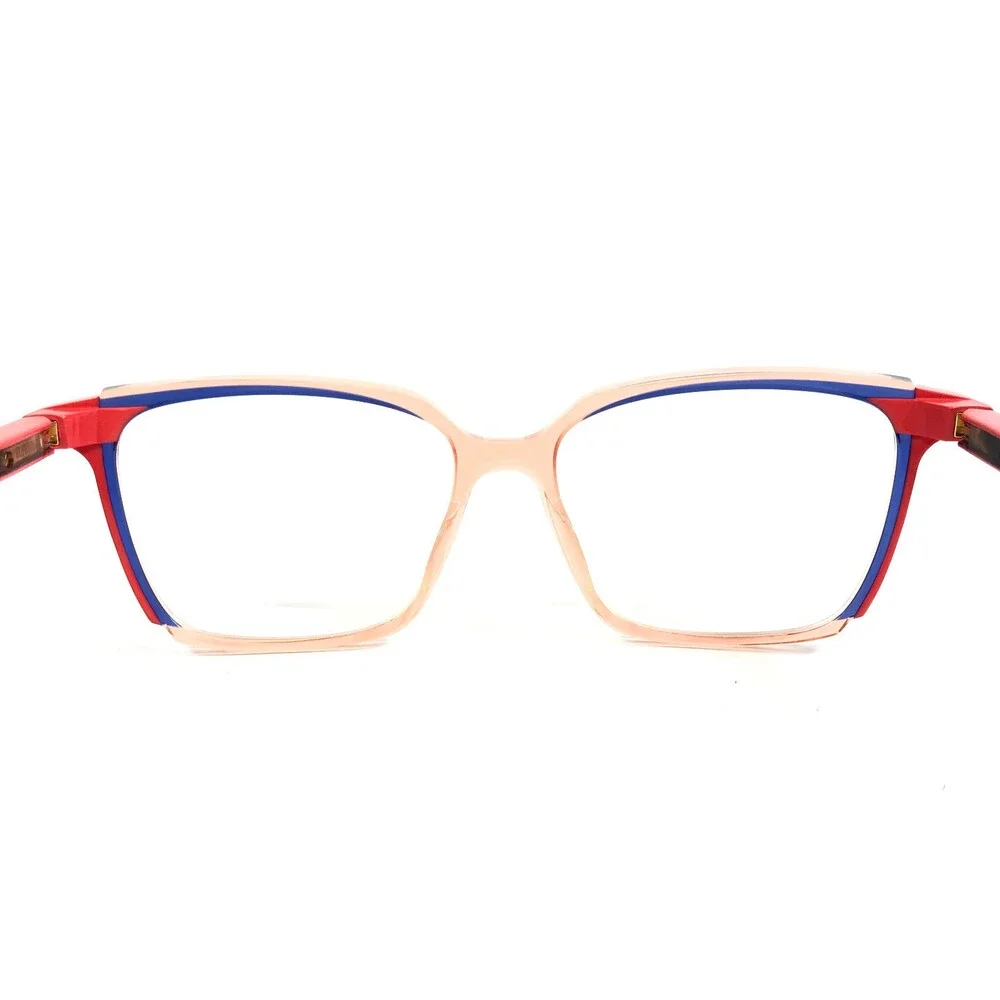 Etnia Barcelona Eyeglasses Frame SUSSEX PKBL Pink Blue Square Full Rim 53-15-138